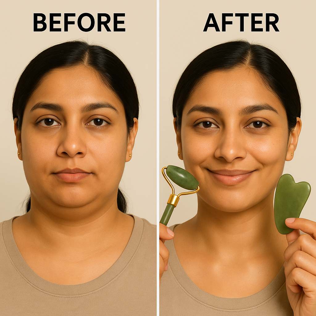 Jade Roller & Gua Sha Combo
